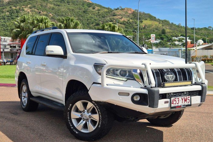 2018 Toyota Landcruiser Prado GXL GDJ150R 4X4 Dual Range Glacier White