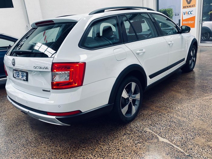 2016 SKODA Octavia Scout 110TDI NE MY17 4X4 White