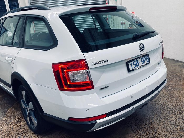 2016 SKODA Octavia Scout 110TDI NE MY17 4X4 White