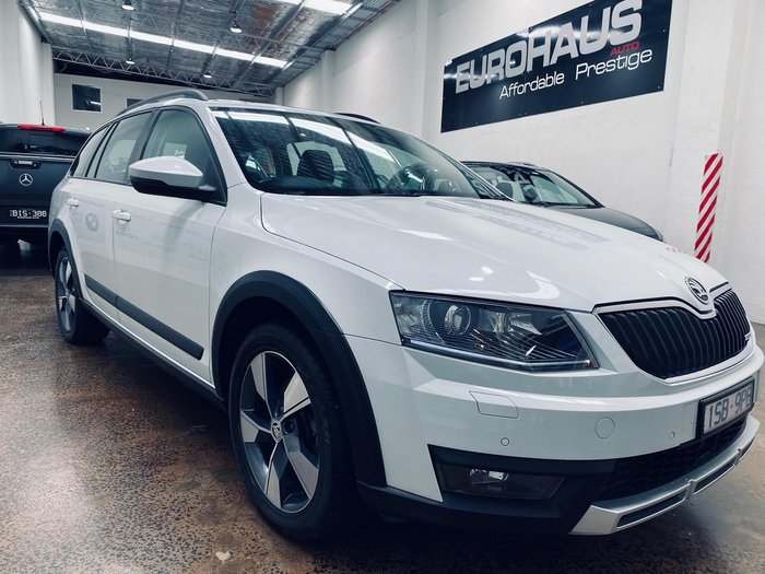 2016 SKODA Octavia Scout 110TDI NE MY17 4X4 White
