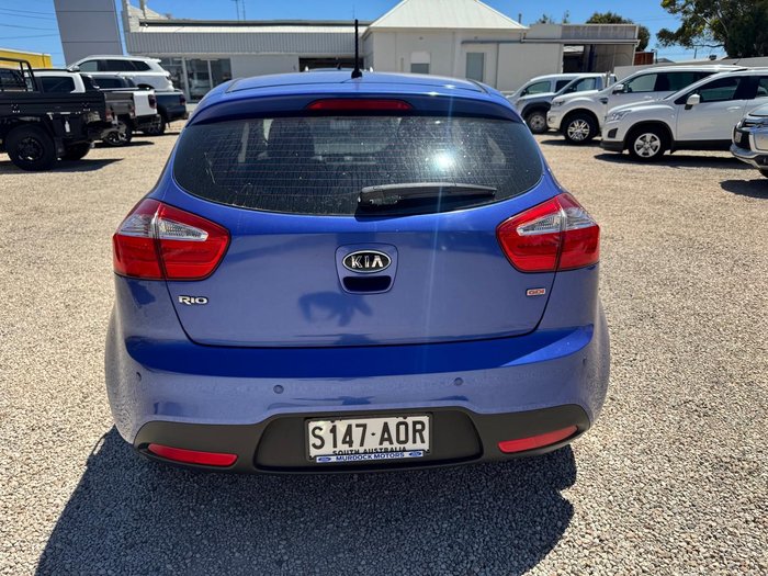 2011 Kia Rio SLi UB MY12 Electric Blue