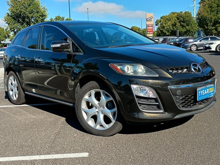 2009 Mazda CX-7 Luxury ER Series 1 MY07 Four Wheel Drive Sparkling Black