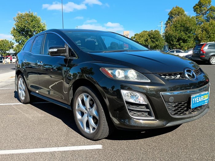 2009 Mazda CX-7 Luxury ER Series 1 MY07 Four Wheel Drive Sparkling Black
