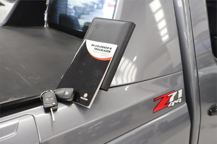 2016 Holden Colorado Z71 RG MY17 4X4 Dual Range Satin Steel Grey