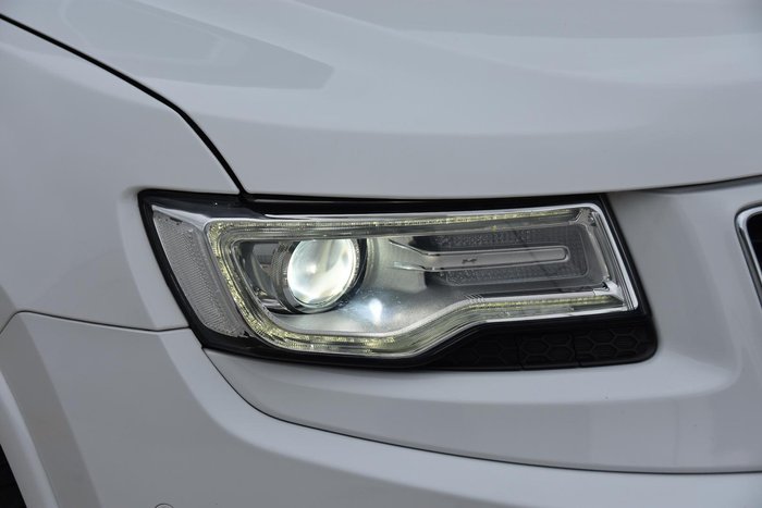 2015 Jeep Grand Cherokee Overland WK MY15 4X4 Dual Range Bright White