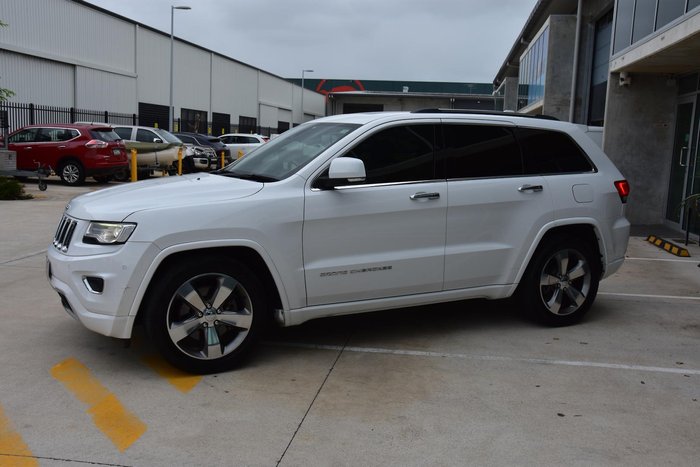 2015 Jeep Grand Cherokee Overland WK MY15 4X4 Dual Range Bright White