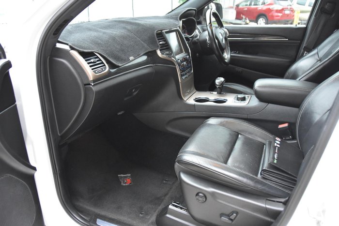 2015 Jeep Grand Cherokee Overland WK MY15 4X4 Dual Range Bright White