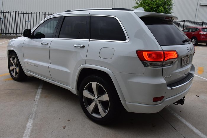 2015 Jeep Grand Cherokee Overland WK MY15 4X4 Dual Range Bright White