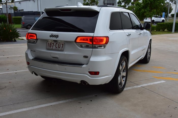 2015 Jeep Grand Cherokee Overland WK MY15 4X4 Dual Range Bright White