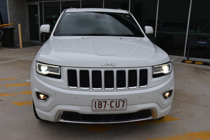 2015 Jeep Grand Cherokee Overland WK MY15 4X4 Dual Range Bright White