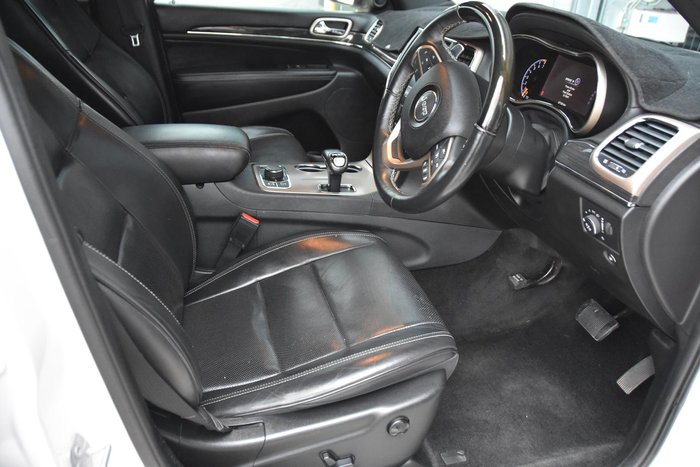 2015 Jeep Grand Cherokee Overland WK MY15 4X4 Dual Range Bright White