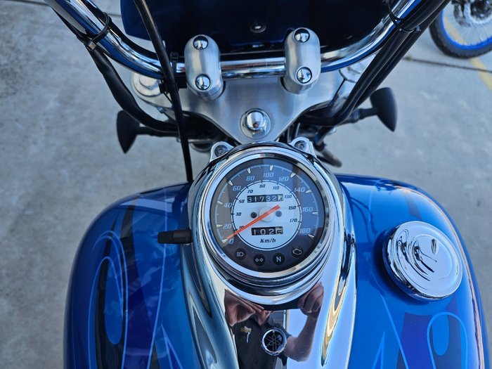 2009 Yamaha XVS650 V-STAR CUSTOM Blue