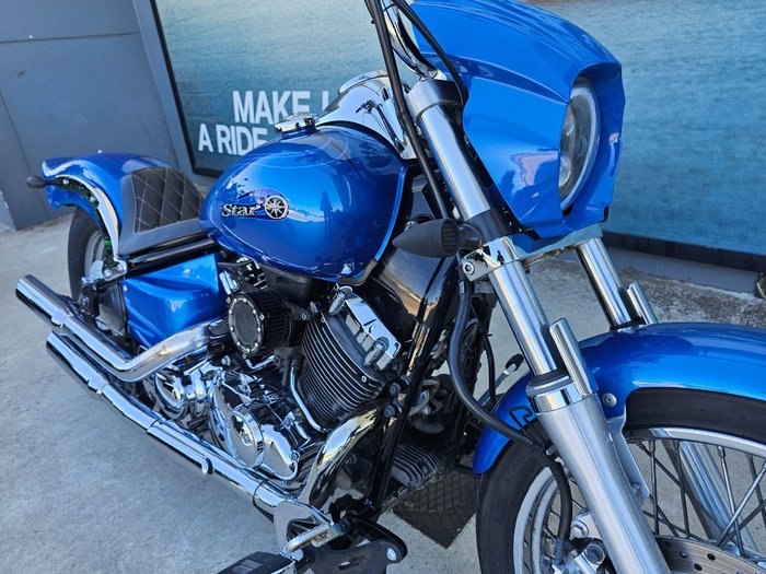 2009 Yamaha XVS650 V-STAR CUSTOM Blue