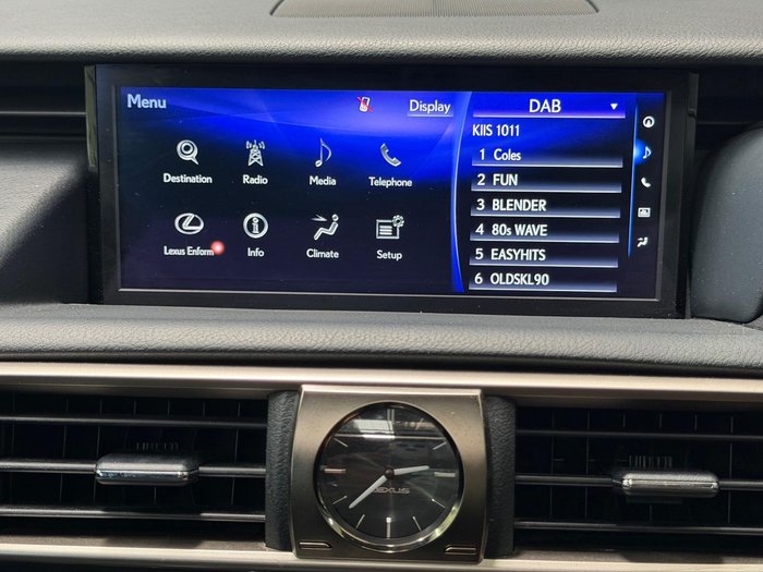 2018 Lexus IS 350 Sports Luxury GSE31R Titanium Silver