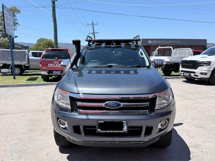 2014 Ford Ranger XLT PX 4X4 Dual Range Metropolitan Grey