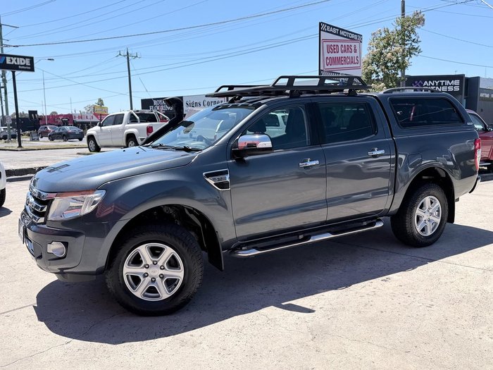 2014 Ford Ranger XLT PX 4X4 Dual Range Metropolitan Grey