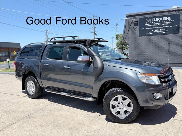 2014 Ford Ranger XLT PX 4X4 Dual Range Metropolitan Grey