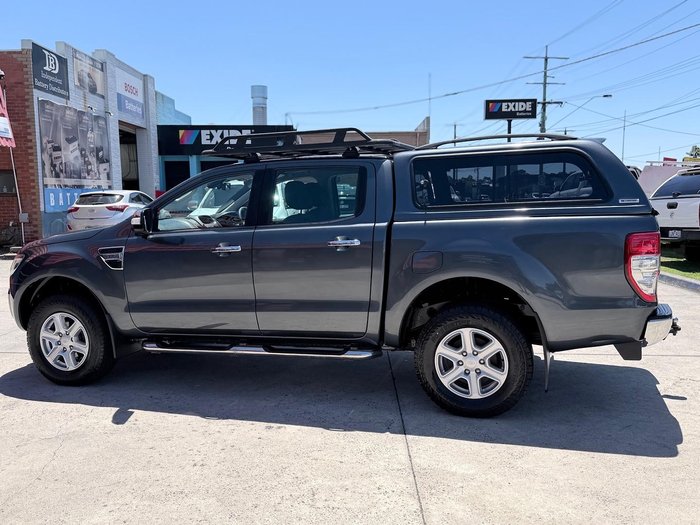 2014 Ford Ranger XLT PX 4X4 Dual Range Metropolitan Grey