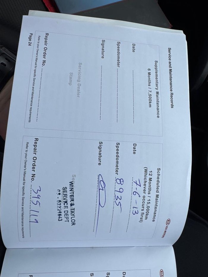 2012 Kia Cerato Extra