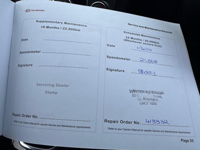 2012 Kia Cerato Extra