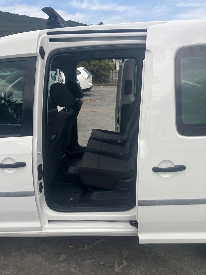 2018 Volkswagen Caddy TSI220 2KN MY18 Candy White