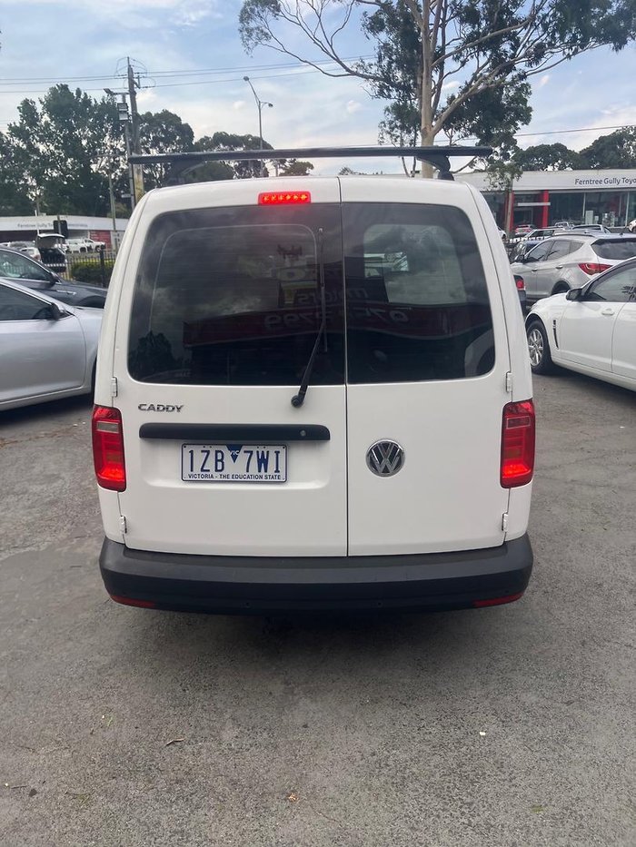 2018 Volkswagen Caddy TSI220 2KN MY18 Candy White