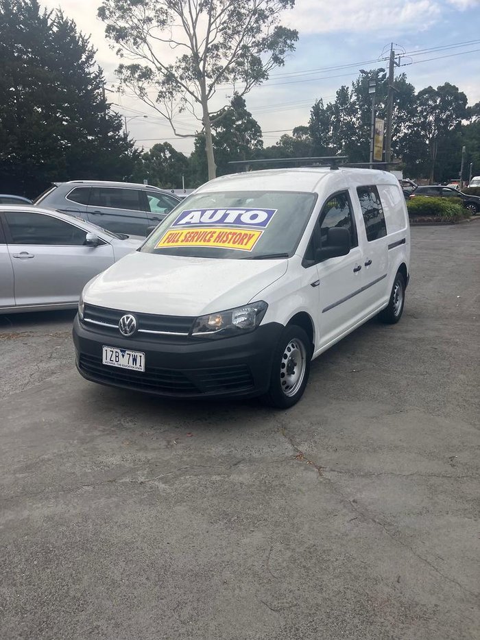 2018 Volkswagen Caddy TSI220 2KN MY18 Candy White