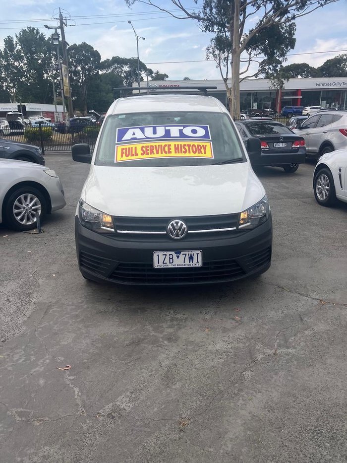 2018 Volkswagen Caddy TSI220 2KN MY18 Candy White