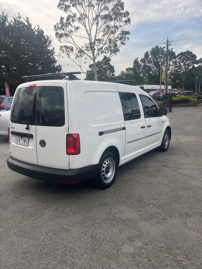 2018 Volkswagen Caddy TSI220 2KN MY18 Candy White