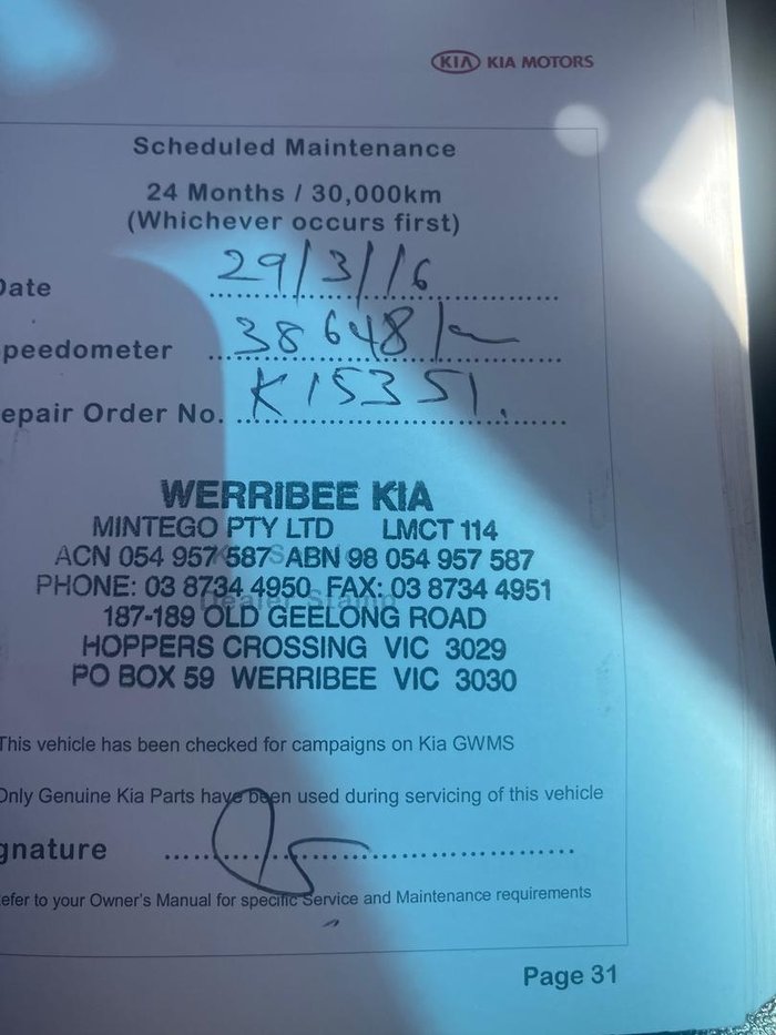 2013 Kia Cerato Si TD MY13 Temptation Red