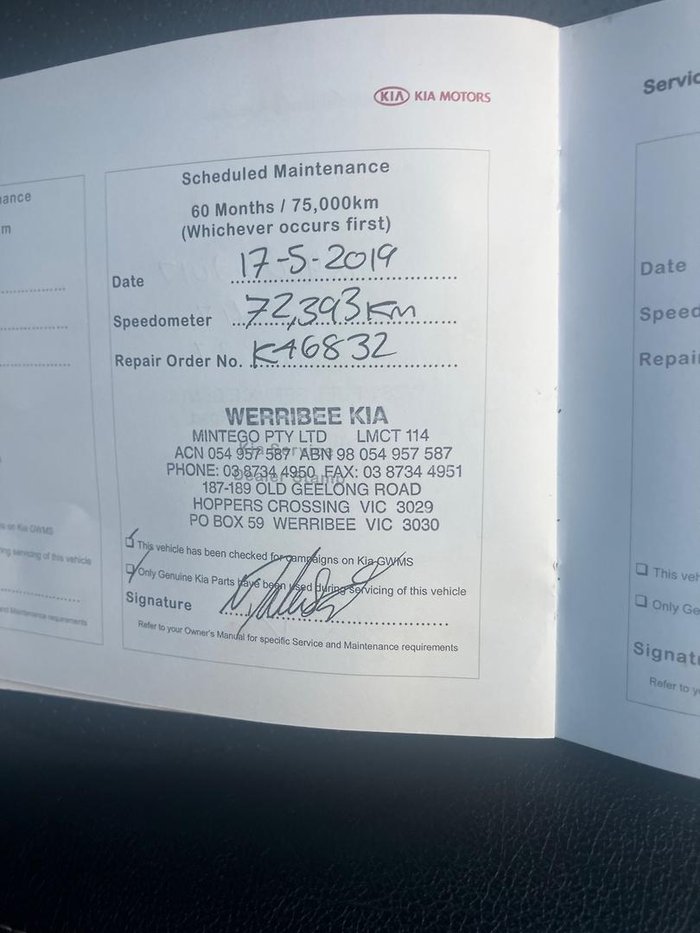 2013 Kia Cerato Si TD MY13 Temptation Red