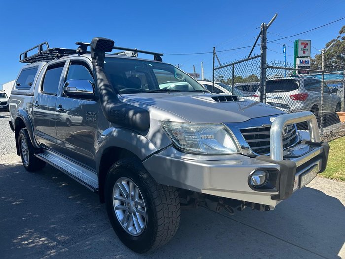 2015 Toyota Hilux SR5 KUN26R MY14 4X4 Dual Range Silver Sky