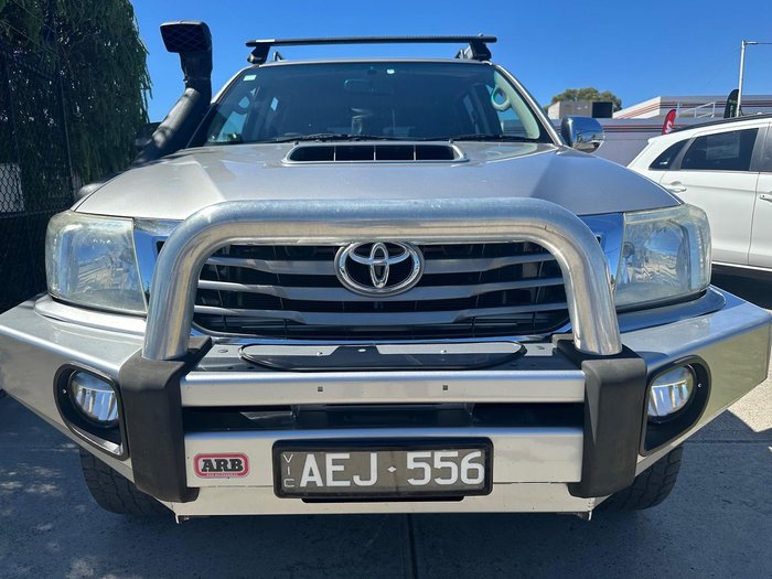 2015 Toyota Hilux SR5 KUN26R MY14 4X4 Dual Range Silver Sky