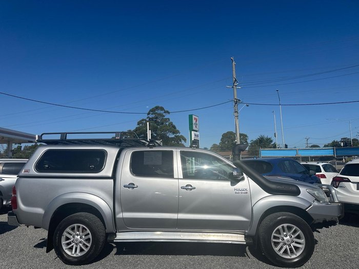 2015 Toyota Hilux SR5 KUN26R MY14 4X4 Dual Range Silver Sky
