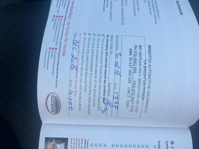 2016 Honda CR-V VTi RM Series II MY17 Brilliant Sporty Blue