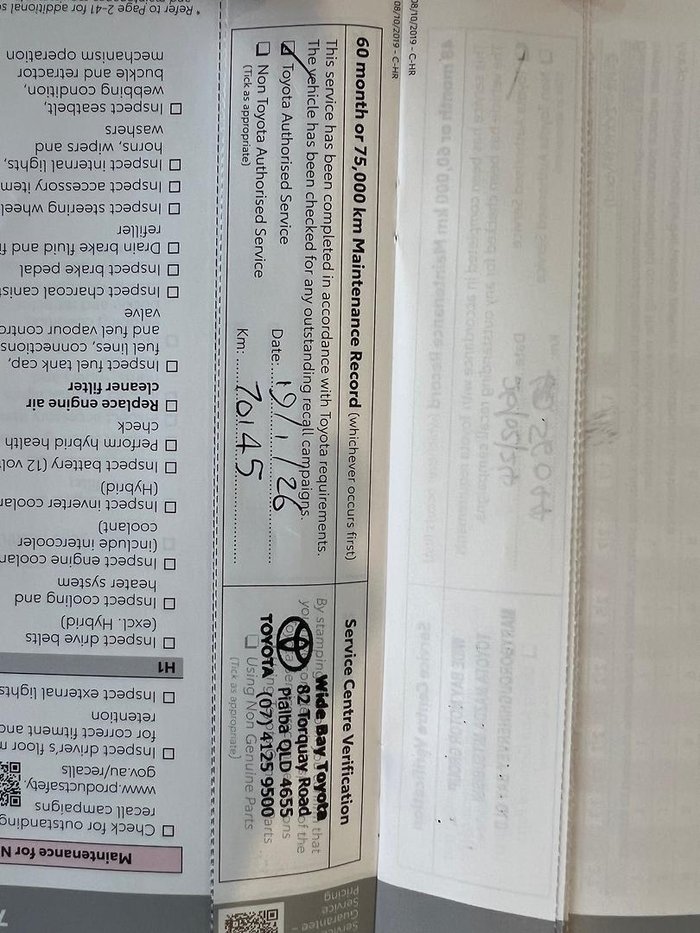 2020 Toyota C-HR Koba NGX10R Shadow Platinum with Black Roof