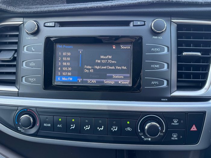 2019 Toyota Kluger GX GSU50R Silver Storm