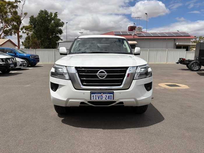 2020 Nissan Patrol Ti Y62 Series 5 MY20 4X4 Dual Range Moonstone White