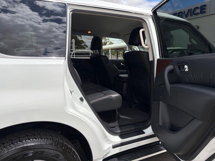 2020 Nissan Patrol Ti Y62 Series 5 MY20 4X4 Dual Range Moonstone White