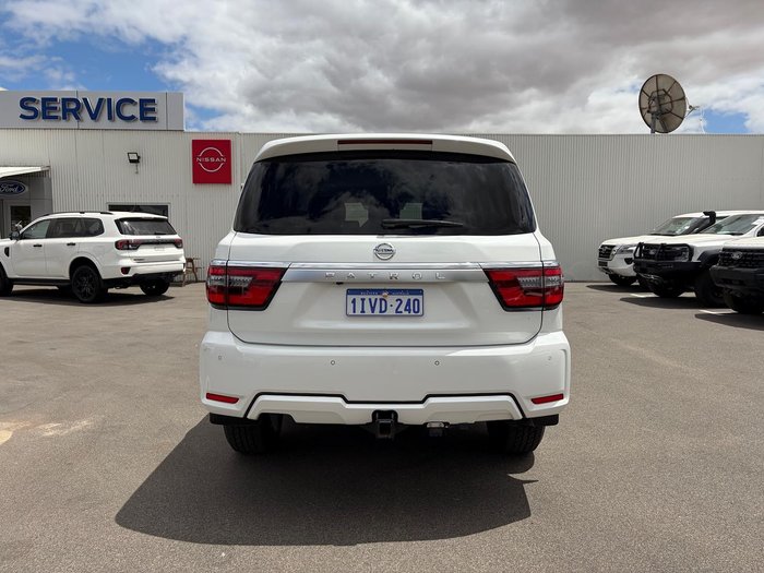2020 Nissan Patrol Ti Y62 Series 5 MY20 4X4 Dual Range Moonstone White