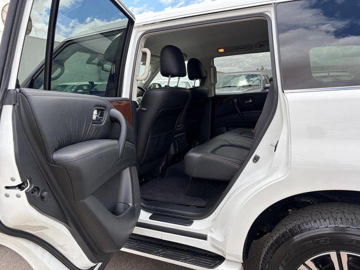 2020 Nissan Patrol Ti Y62 Series 5 MY20 4X4 Dual Range Moonstone White