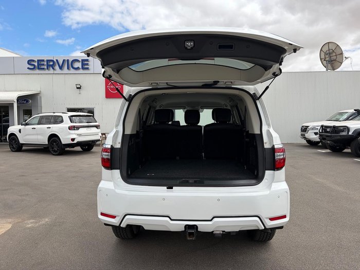 2020 Nissan Patrol Ti Y62 Series 5 MY20 4X4 Dual Range Moonstone White