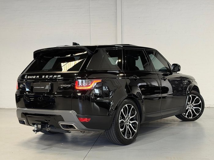 2021 Land Rover Range Rover Sport DI6 183kW SE L494 MY21.5 4X4 Constant Santorini Black