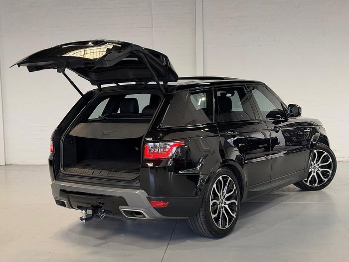2021 Land Rover Range Rover Sport DI6 183kW SE L494 MY21.5 4X4 Constant Santorini Black