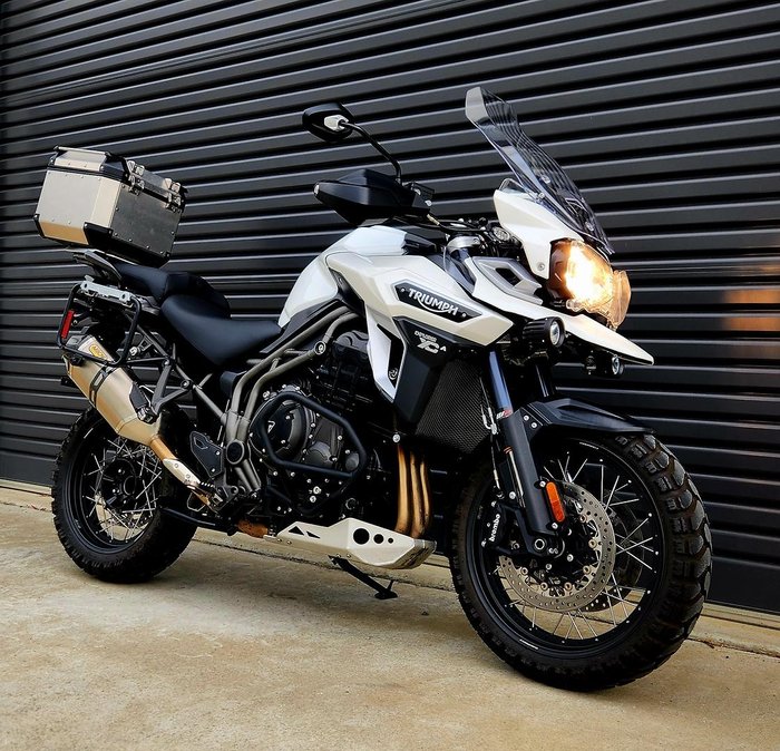 2016 Triumph Tiger Explorer XCA Tiger White