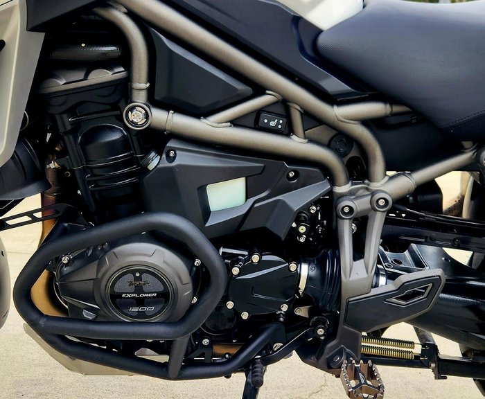 2016 Triumph Tiger Explorer XCA Tiger White