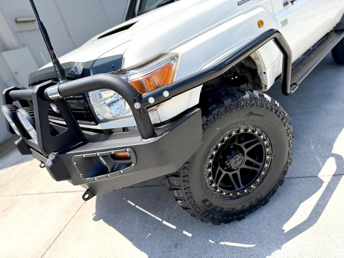 2015 Toyota Landcruiser Workmate VDJ79R 4X4 Dual Range French Vanilla