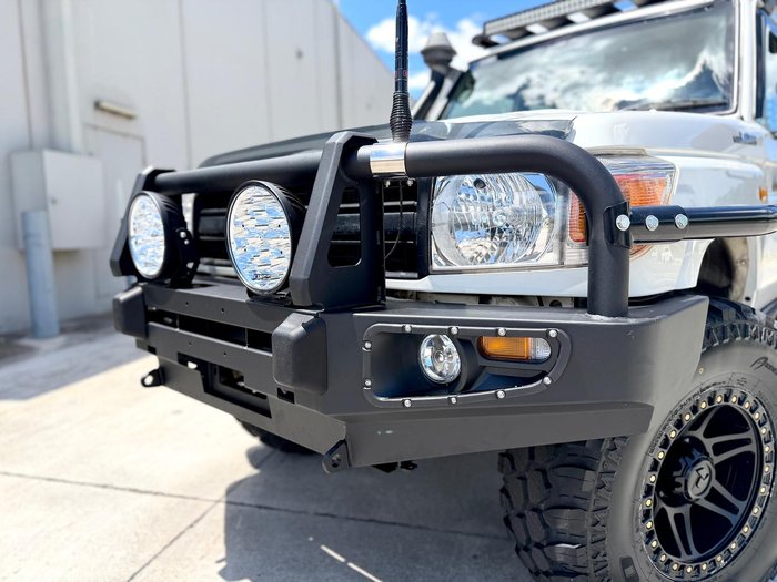 2015 Toyota Landcruiser Workmate VDJ79R 4X4 Dual Range French Vanilla