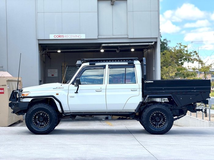 2015 Toyota Landcruiser Workmate VDJ79R 4X4 Dual Range French Vanilla