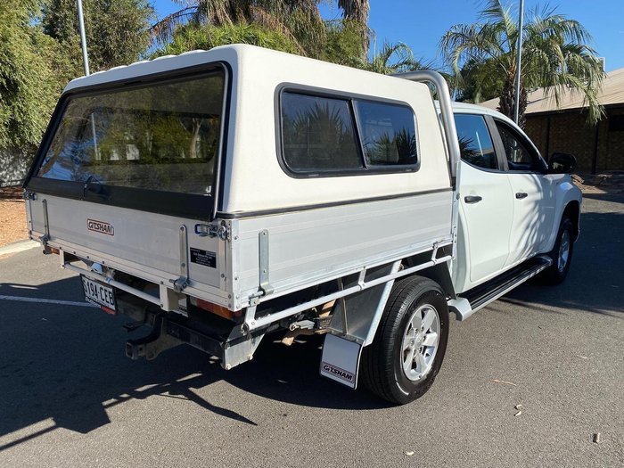 2019 Mitsubishi Triton GLX+ MR MY19 4X4 Dual Range White